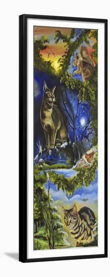 Cats and Fairies Twice as Nice-Sue Clyne-Framed Giclee Print