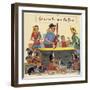 Cats And Kittens For Sale-Tom Sinnickson-Framed Art Print