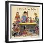 Cats And Kittens For Sale-Tom Sinnickson-Framed Art Print