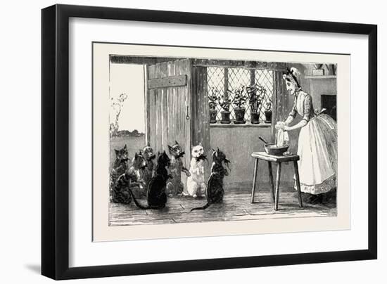 Cats and Mice, 1890-null-Framed Giclee Print