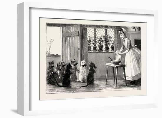 Cats and Mice, 1890-null-Framed Giclee Print
