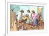 Cats at the Dentist-null-Framed Premium Giclee Print