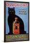 Cats Black Cat Enamel Stove Polish Products, USA, 1920-null-Framed Giclee Print