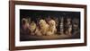 Cats Chorus-Louis Wain-Framed Premium Giclee Print