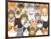 Cats Collage-Tomoyo Pitcher-Framed Giclee Print