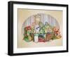 Cats Cradle-Linda Ravenscroft-Framed Giclee Print