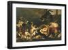 Cats Fighting in Pantry-Paul De Vos-Framed Giclee Print