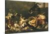 Cats Fighting in Pantry-Paul De Vos-Stretched Canvas