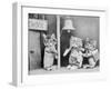 Cats Going to School-null-Framed Photographic Print