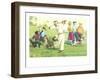 Cats Golfing, Sun Valley, Idaho-null-Framed Art Print