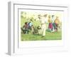 Cats Golfing, Sun Valley, Idaho-null-Framed Art Print