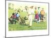 Cats Golfing, Sun Valley, Idaho-null-Mounted Art Print