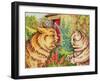 Cats in a Garden-Louis Wain-Framed Giclee Print