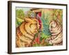 Cats in a Garden-Louis Wain-Framed Giclee Print