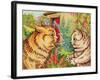 Cats in a Garden-Louis Wain-Framed Giclee Print