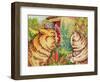 Cats in a Garden-Louis Wain-Framed Giclee Print