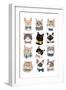 Cats in Bow Ties-Hanna Melin-Framed Art Print