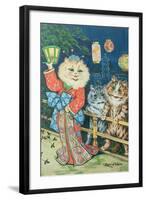 Cats in Japan-Louis Wain-Framed Giclee Print