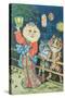 Cats in Japan-Louis Wain-Stretched Canvas