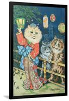 Cats in Japan-Louis Wain-Framed Giclee Print