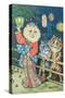 Cats in Japan-Louis Wain-Stretched Canvas