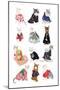 Cats in Kimonos-Hanna Melin-Mounted Art Print