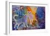 Cats in the Galaxy-Oxana Zaika-Framed Giclee Print