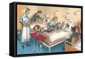 Cats in the Hospital-null-Framed Stretched Canvas