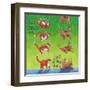 Cats Land on their Feet-Peter Adderley-Framed Art Print