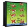 Cats Land on their Feet-Peter Adderley-Framed Stretched Canvas