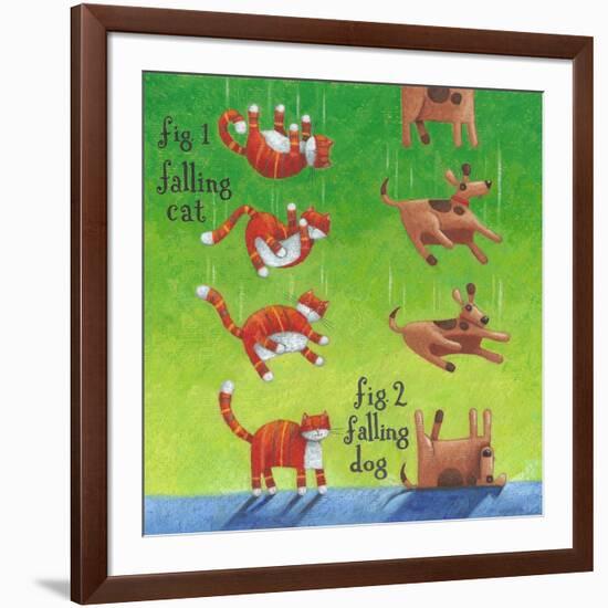 Cats Land on their Feet-Peter Adderley-Framed Art Print