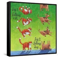 Cats Land on their Feet-Peter Adderley-Framed Stretched Canvas