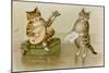 Cats Making Music-null-Mounted Giclee Print