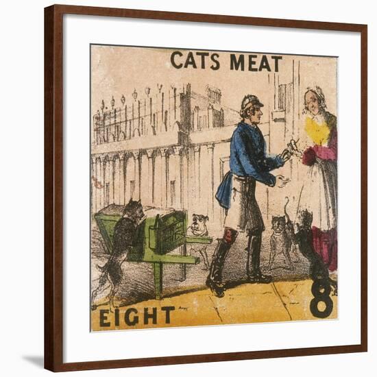 Cats Meat, Cries of London, C1840-TH Jones-Framed Giclee Print