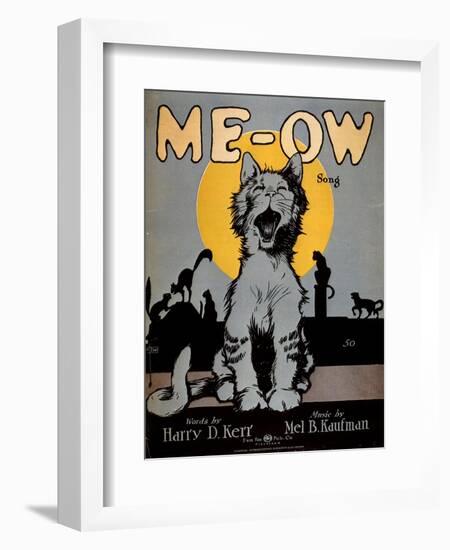 Cats Meow, USA, 1920-null-Framed Giclee Print