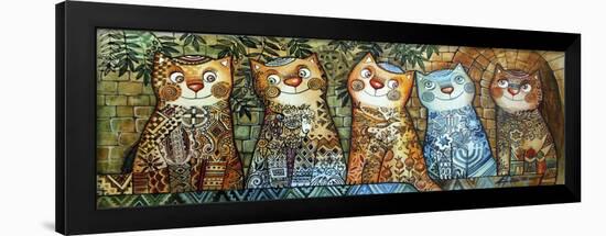 Cats of Israel-Oxana Zaika-Framed Giclee Print