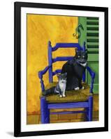 Cats of Provence (Chats de Provence)-Isy Ochoa-Framed Giclee Print