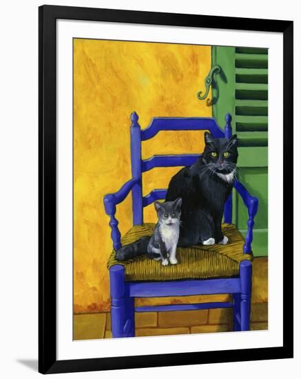 Cats of Provence (Chats de Provence)-Isy Ochoa-Framed Giclee Print