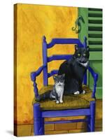 Cats of Provence (Chats de Provence)-Isy Ochoa-Stretched Canvas