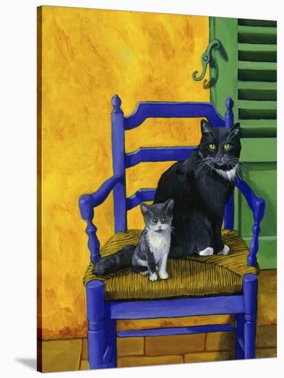 Cats of Provence (Chats de Provence)-Isy Ochoa-Stretched Canvas