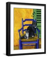 Cats of Provence (Chats de Provence)-Isy Ochoa-Framed Giclee Print