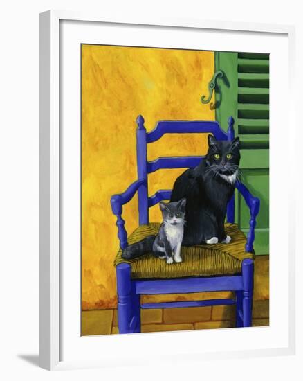 Cats of Provence (Chats de Provence)-Isy Ochoa-Framed Giclee Print