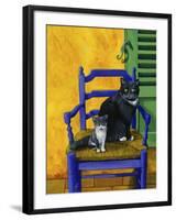 Cats of Provence (Chats de Provence)-Isy Ochoa-Framed Giclee Print