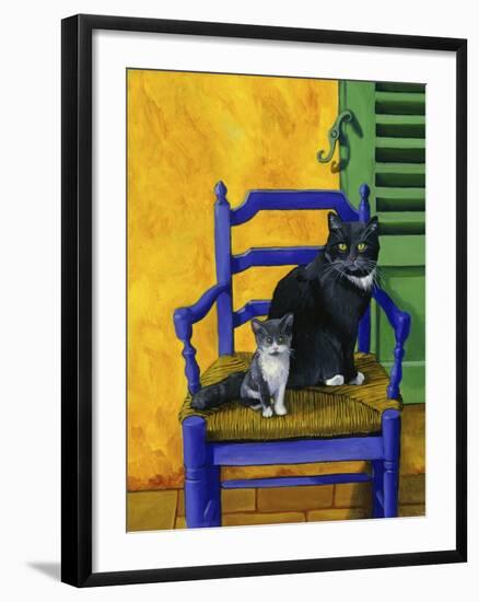 Cats of Provence (Chats de Provence)-Isy Ochoa-Framed Giclee Print