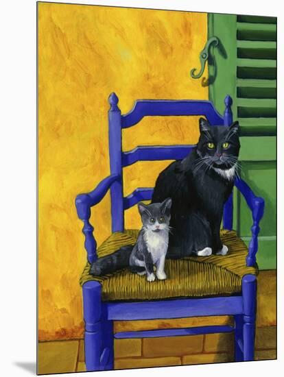 Cats of Provence (Chats de Provence)-Isy Ochoa-Mounted Giclee Print