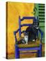 Cats of Provence (Chats de Provence)-Isy Ochoa-Stretched Canvas