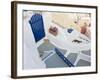 Cats, Oia, Santorini, Cyclades Islands, Greece-Peter Adams-Framed Photographic Print