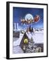 Cats on Rooftop-The Macneil Studio-Framed Giclee Print