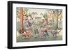 Cats on Skates-Kestutis Kasparavicius-Framed Giclee Print