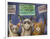 Cats on Strike-Leah Saulnier-Framed Giclee Print